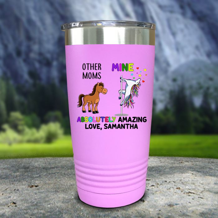 Custom Mom Absolutely Amazing Color Printed Tumblers