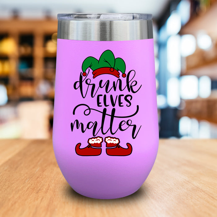 Drunk Elves Matter Color Printed Wine Tumbler