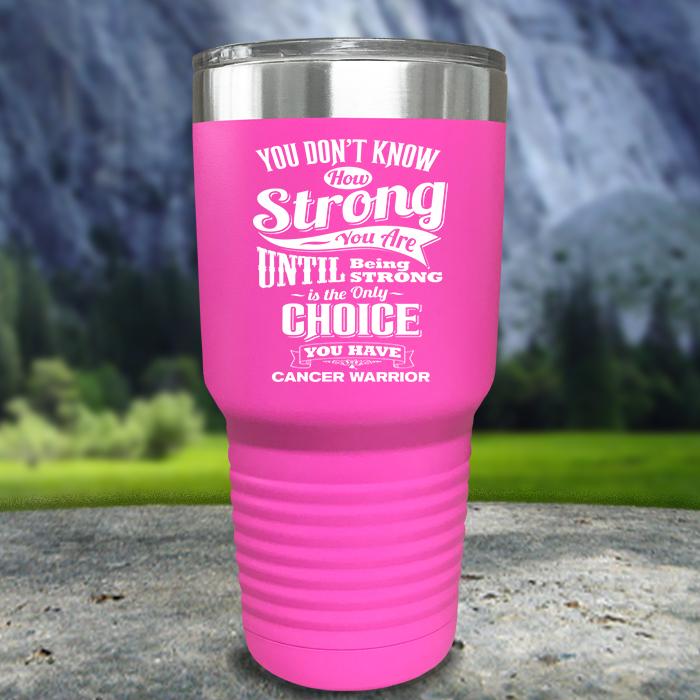 Cancer Warrior Color Printed Tumblers