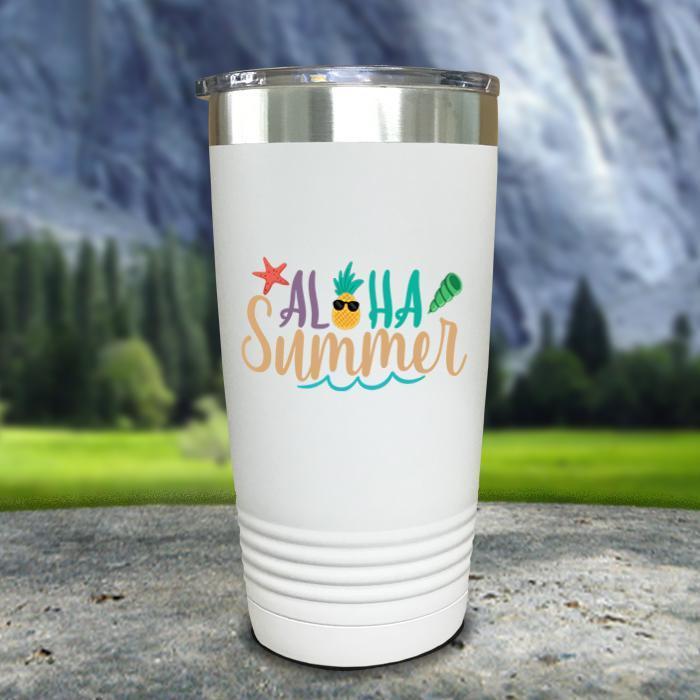 Aloha Summer Color Printed Tumblers Tumbler Nocturnal Coatings 