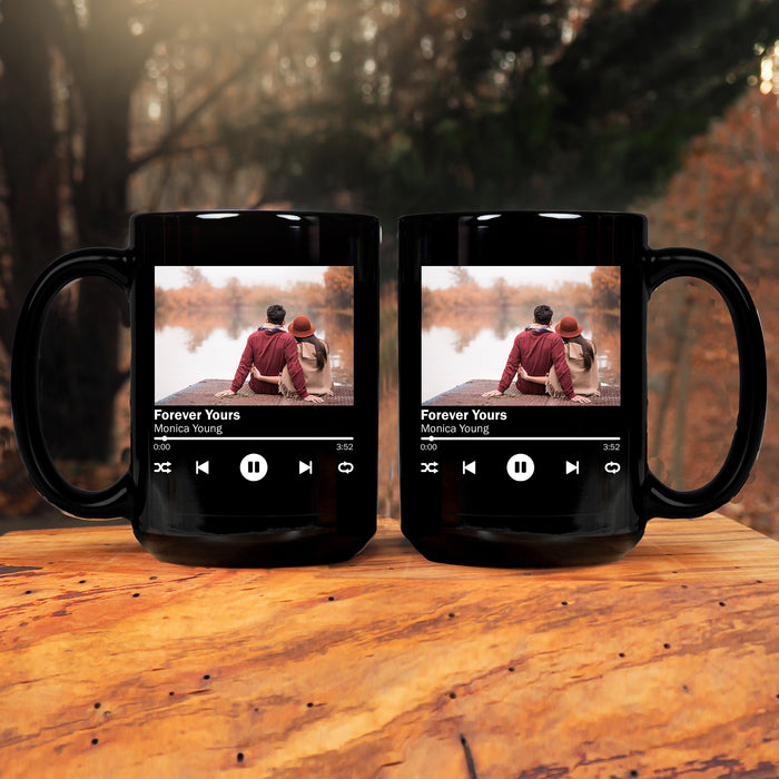 Custom Song & Photo Double Sided Premium Mug