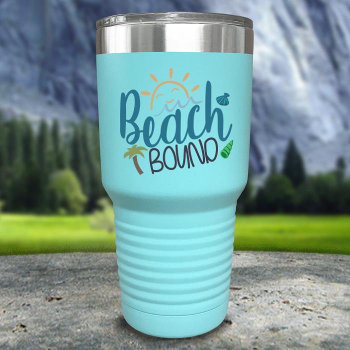 Beach Bound Color Printed Tumblers Tumbler Nocturnal Coatings 30oz Tumbler Mint 