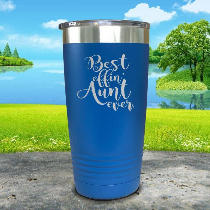 Best Effin Aunt Ever Engraved Tumbler Tumbler ZLAZER 