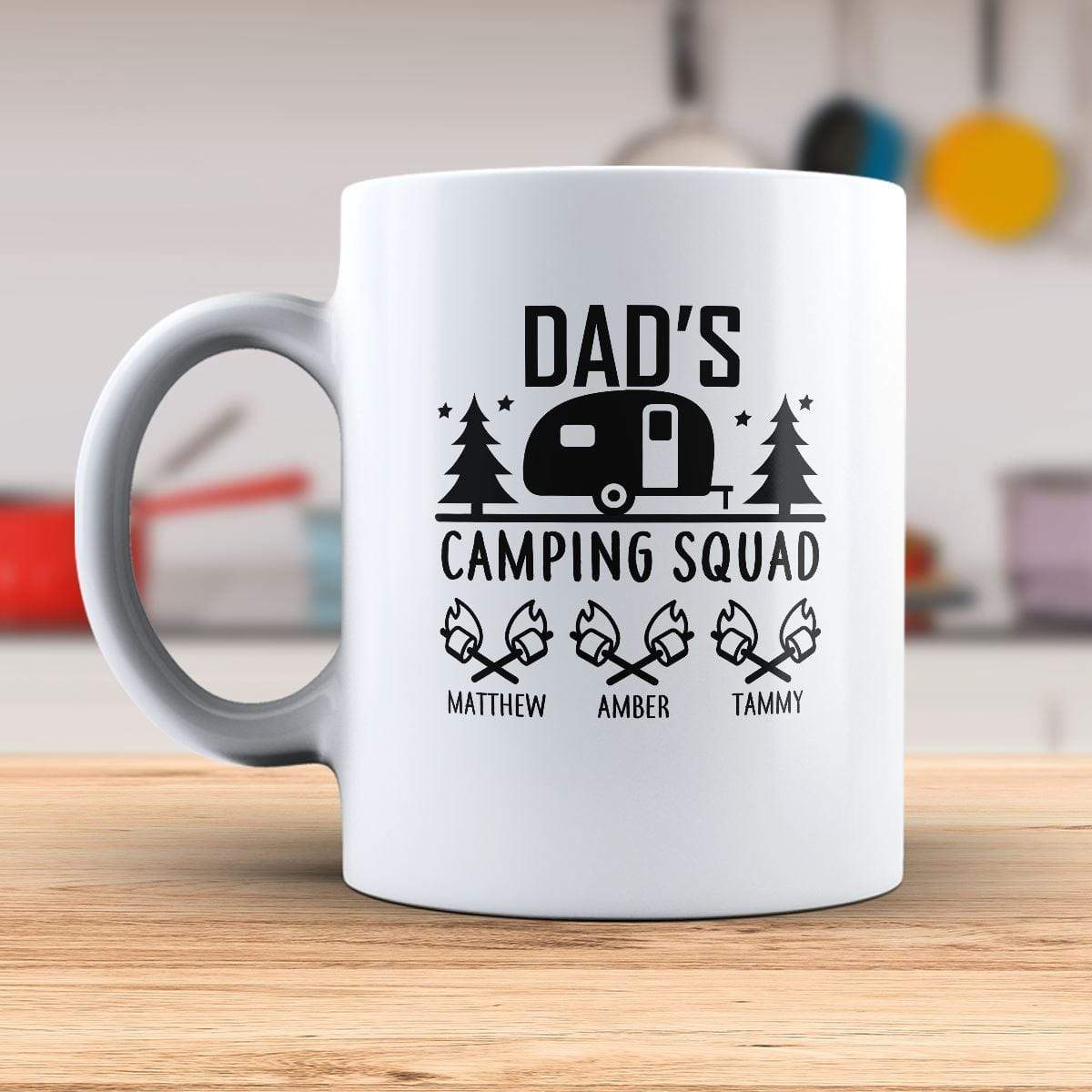 Personalized Camping Squad Mug Mugs Lemons Are Blue 15oz Mug 