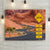 Desert Highway Red Rocks Mountain Road Personalized Street Sign Family Canvas Wall Art. Custom Yellow Signs for family room or new home gift with a desert motif landscape.