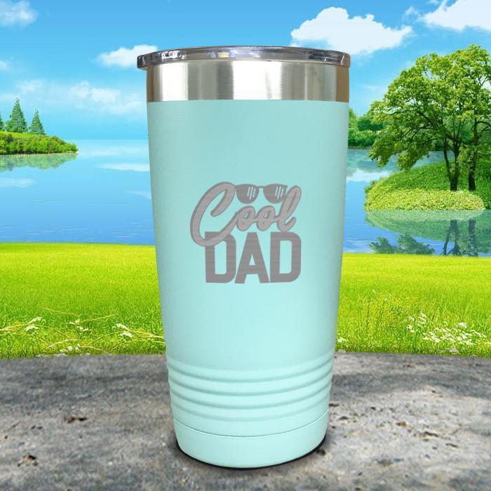 Cool Dad Engraved Tumbler Tumbler ZLAZER 20oz Tumbler Mint 