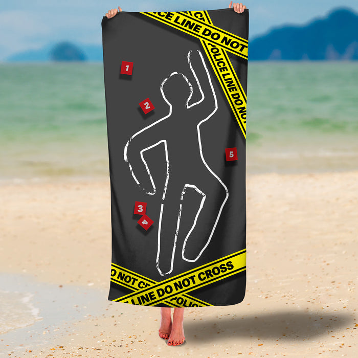 Crime Scene Premium Beach/Pool Towel