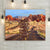 Arizona Utah highway red rocks Zion National Park Canvas Landscape Art Print. Home decor, wall decor, framed canvas artwork. Personalized crossroads sign. 