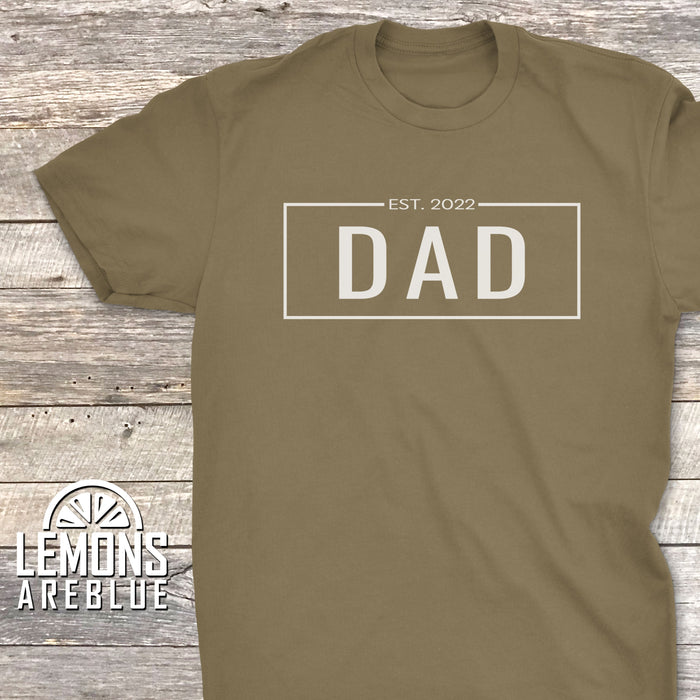 Dad EST (CUSTOM) Premium Tees