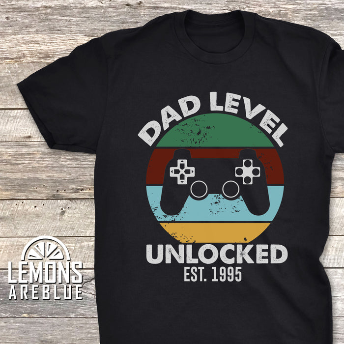 Dad Level (CUSTOM) Premium Tees