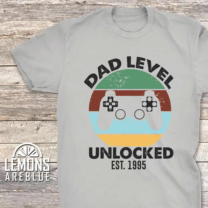 Dad Level (CUSTOM) Premium Tees