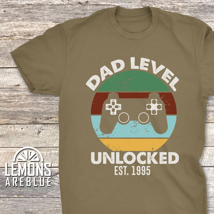 Dad Level (CUSTOM) Premium Tees