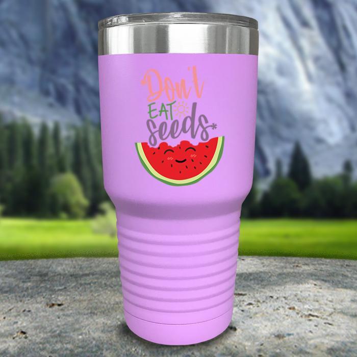 Don't Eat Seeds Color Printed Tumblers Tumbler Nocturnal Coatings 30oz Tumbler Lavender 