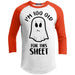 Too Old For This Sheet Raglan T-Shirts CustomCat White/Deep Orange X-Small 