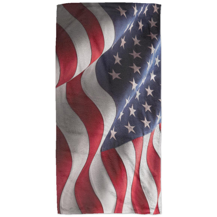 American Flag Premium Beach/Pool Towel