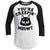 Your Creepin Meowt Raglan T-Shirts CustomCat White/Black X-Small 