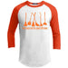 Witches Gotta Have Options Raglan T-Shirts CustomCat White/Deep Orange X-Small 