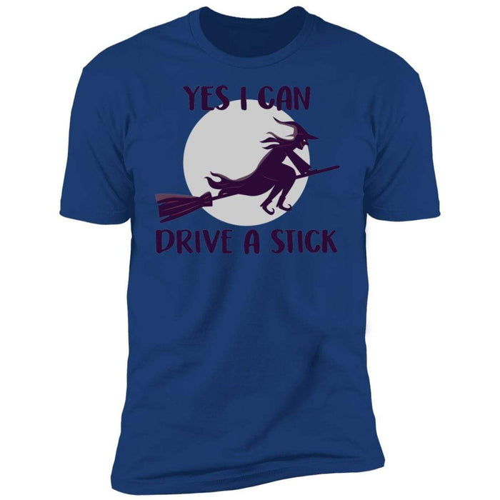 drive a stick T-Shirts CustomCat Royal X-Small 