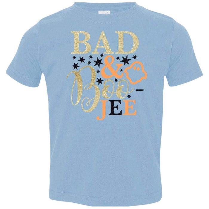 Bad and Boojee Toddler Shirt T-Shirts CustomCat Light Blue 2T 