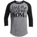 Just Leaf Me Alone T-Shirts CustomCat Heather Grey/Black X-Small 