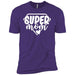 Super Mom T-Shirts CustomCat Purple Rush/ X-Small 