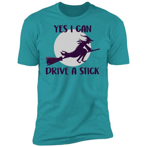 drive a stick T-Shirts CustomCat Tahiti Blue X-Small 
