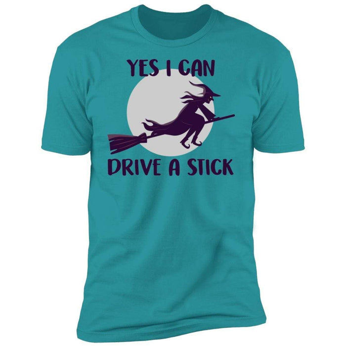 drive a stick T-Shirts CustomCat Tahiti Blue X-Small 