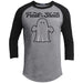 Freak In The Sheets Raglan T-Shirts CustomCat Heather Grey/Black X-Small 