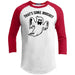 That's Some Booshit Raglan T-Shirts CustomCat White/Red X-Small 