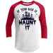 If You Got It Haunt It Raglan T-Shirts CustomCat White/Red X-Small 