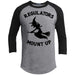 Regulators Mount up Raglan T-Shirts CustomCat Heather Grey/Black X-Small 