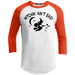 Witchin Ain't Easy Raglan T-Shirts CustomCat White/Deep Orange X-Small 