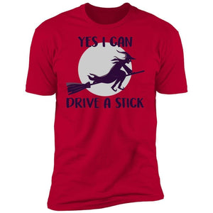 drive a stick T-Shirts CustomCat Red X-Small 
