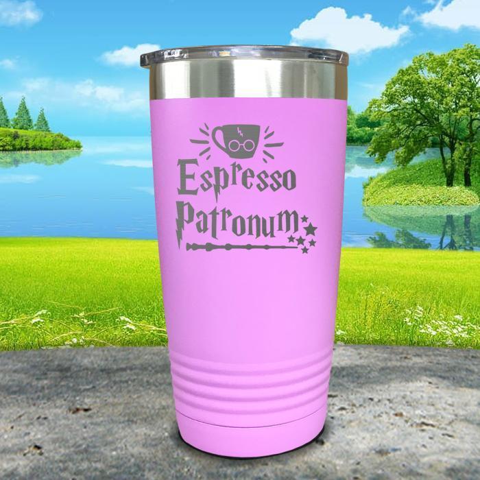 Expresso Patronum Engraved Tumbler Tumbler ZLAZER 