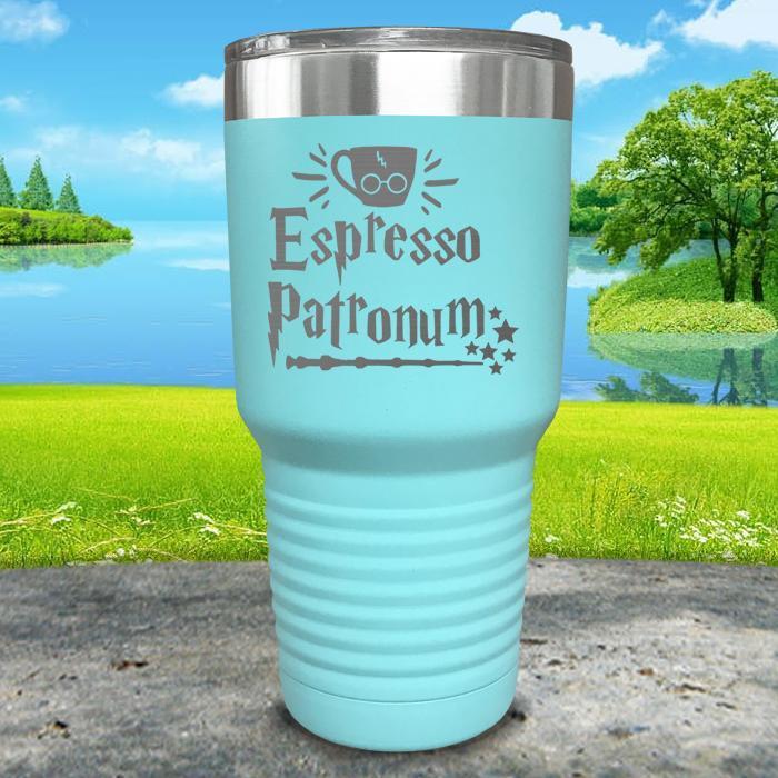 Expresso Patronum Engraved Tumbler Tumbler ZLAZER 30oz Tumbler Mint 