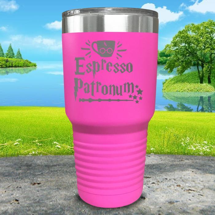 Expresso Patronum Engraved Tumbler Tumbler ZLAZER 30oz Tumbler Pink 