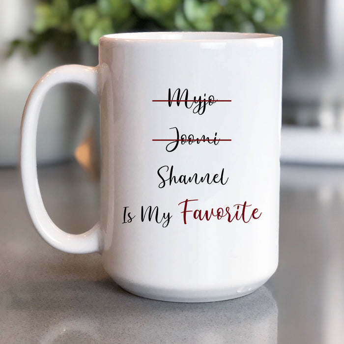 Favorite Child Personalized Mug