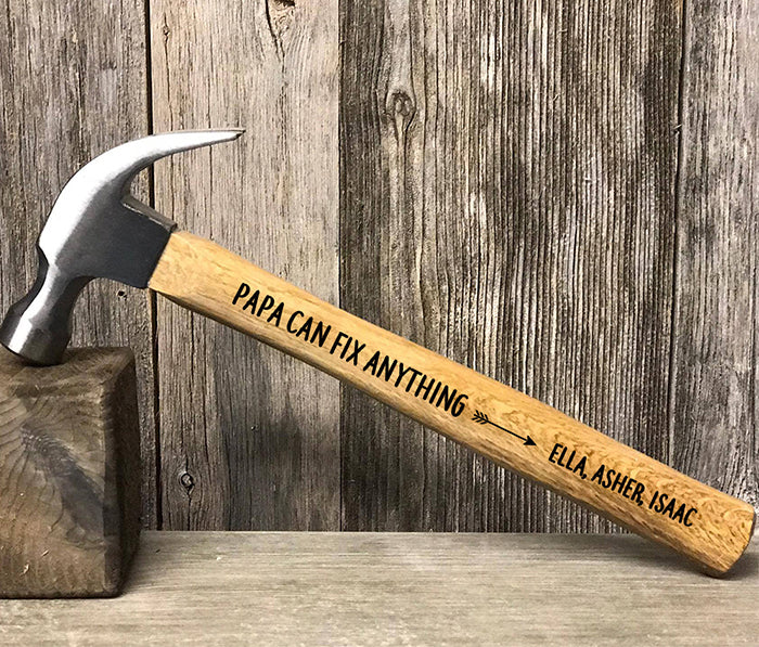 Fix Anything Laser Engraved Personalized Hammer