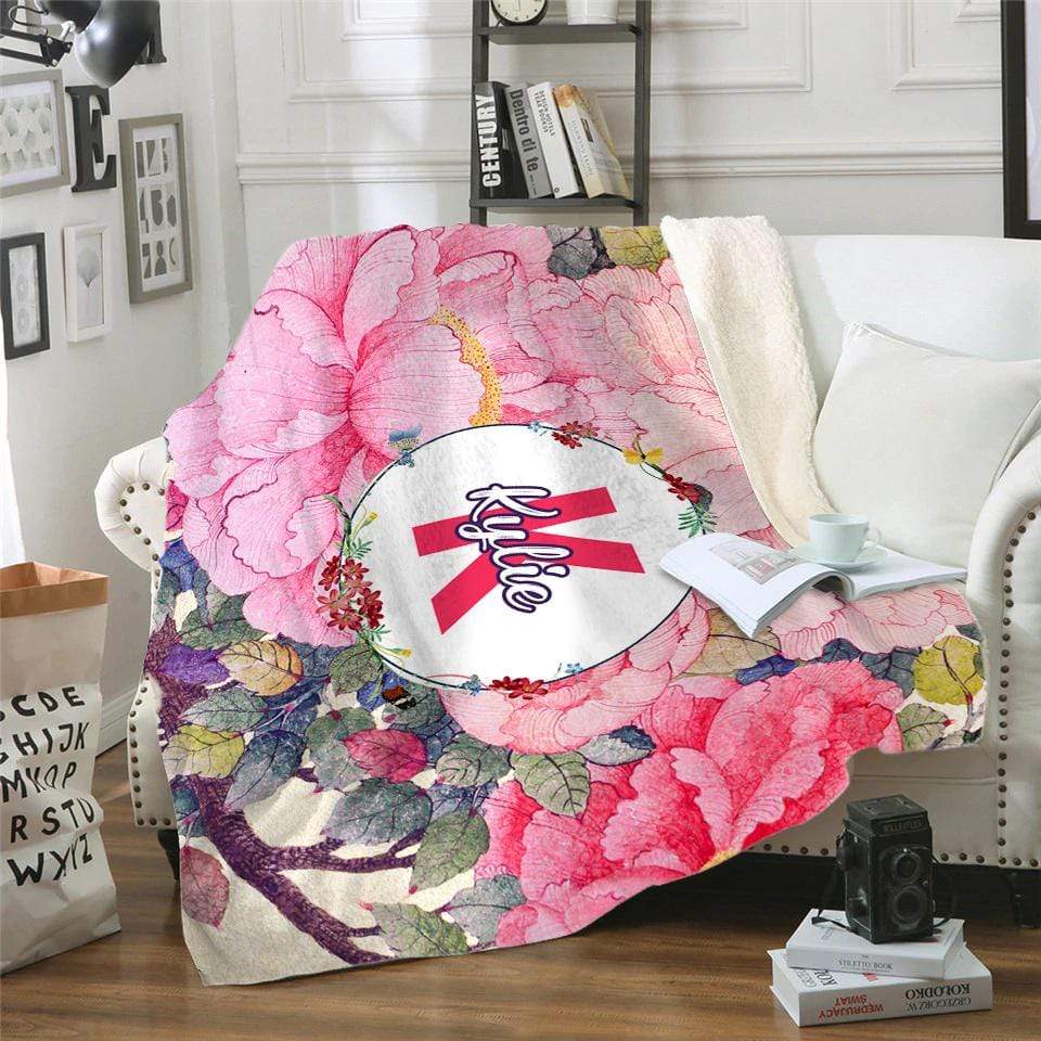 Flowers Personalized Blankets