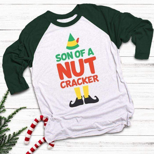 Son Of Nut Cracker Raglan T-Shirts CustomCat 