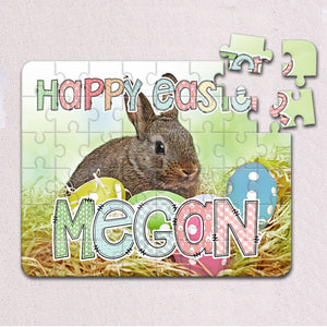 Personalized Easter Puzzles for Kids from Easter Bunny