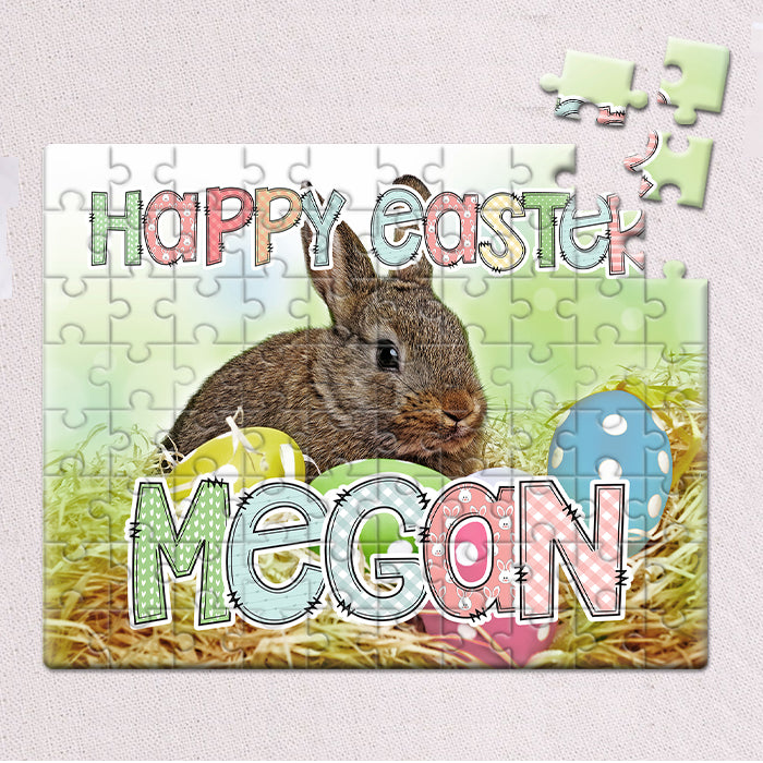 Personalized Easter Puzzles for Kids from Easter Bunny