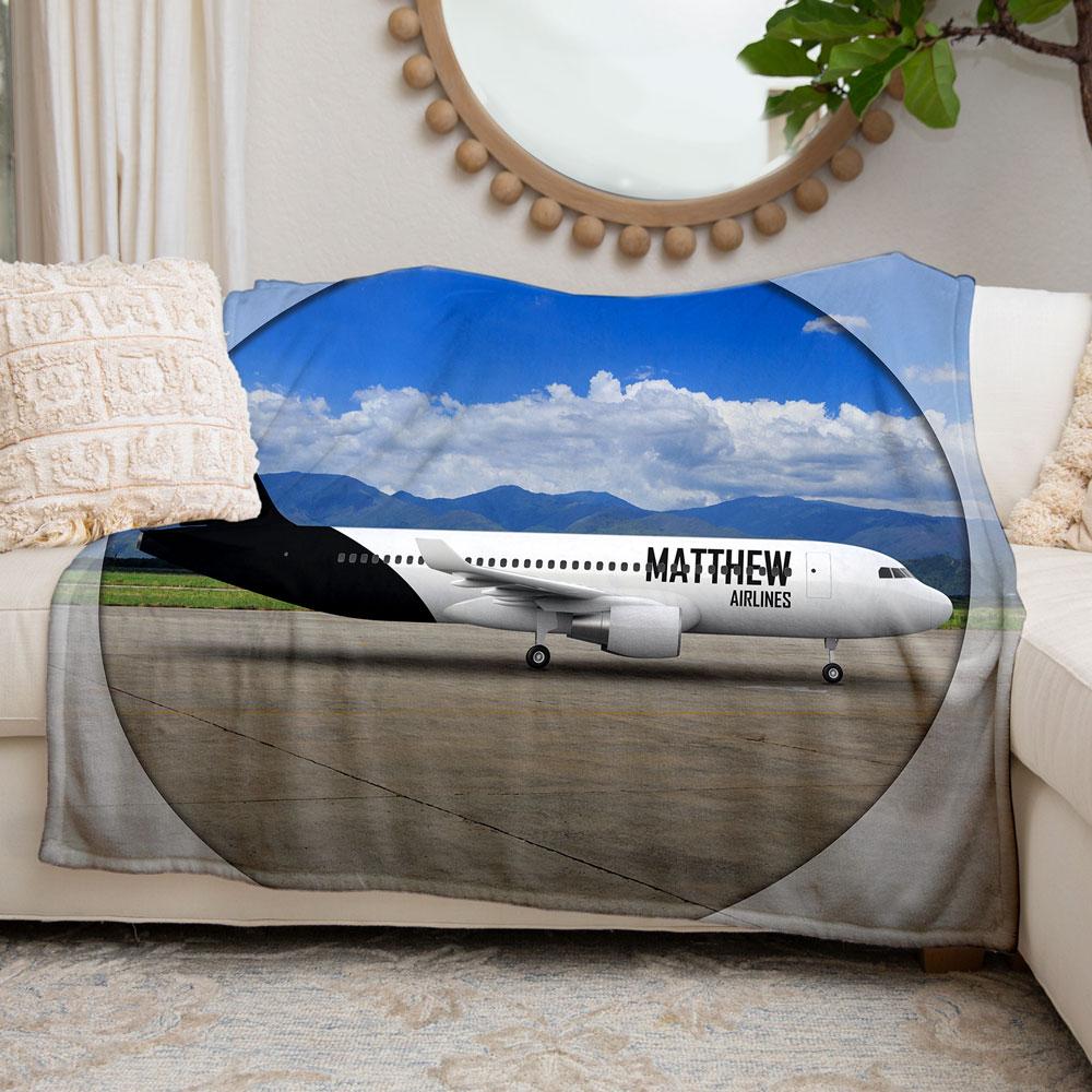 Personalized Blankets - Plane Blanket