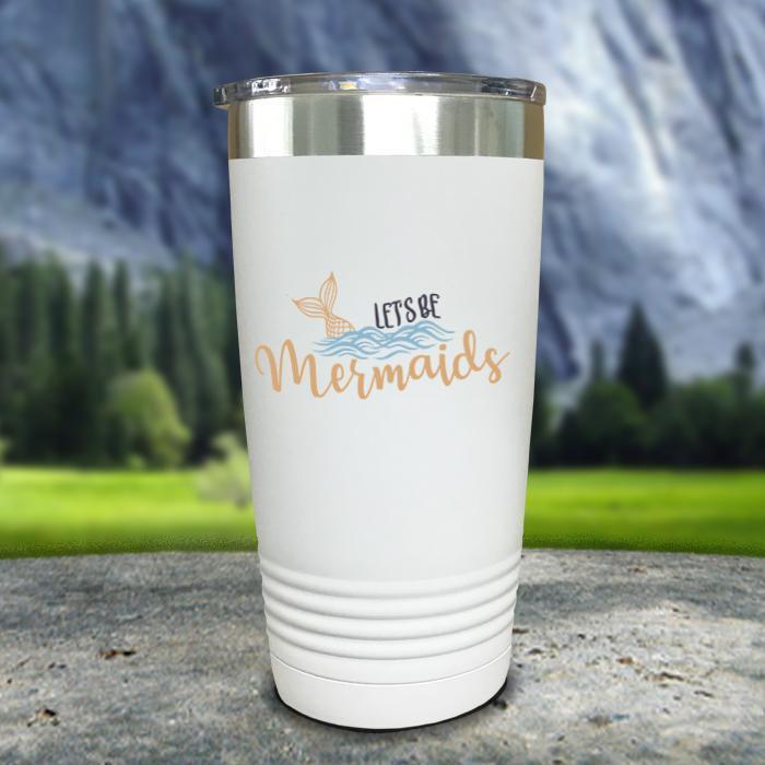 Let's Be Mermaids Color Printed Tumblers Tumbler ZLAZER 