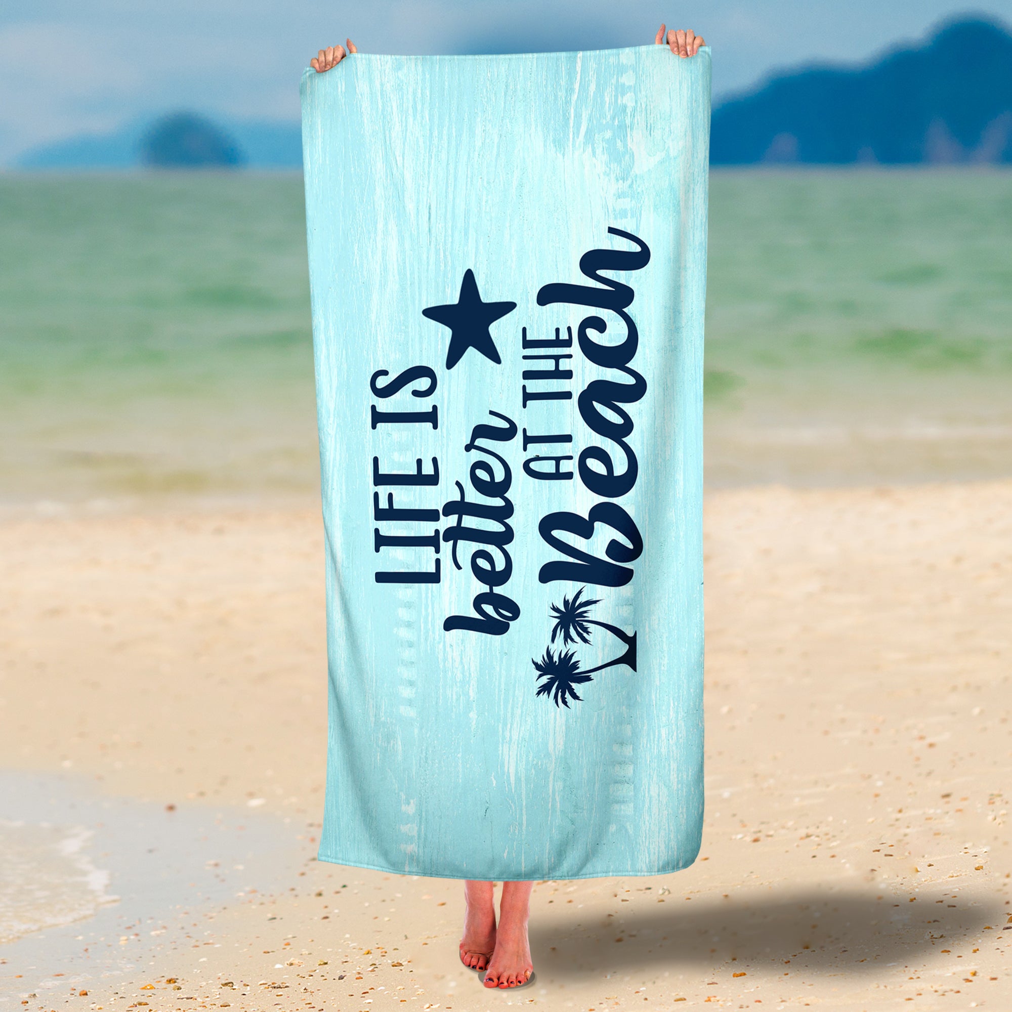 Life Is Better At The Beach Premium Beach/Pool Towel