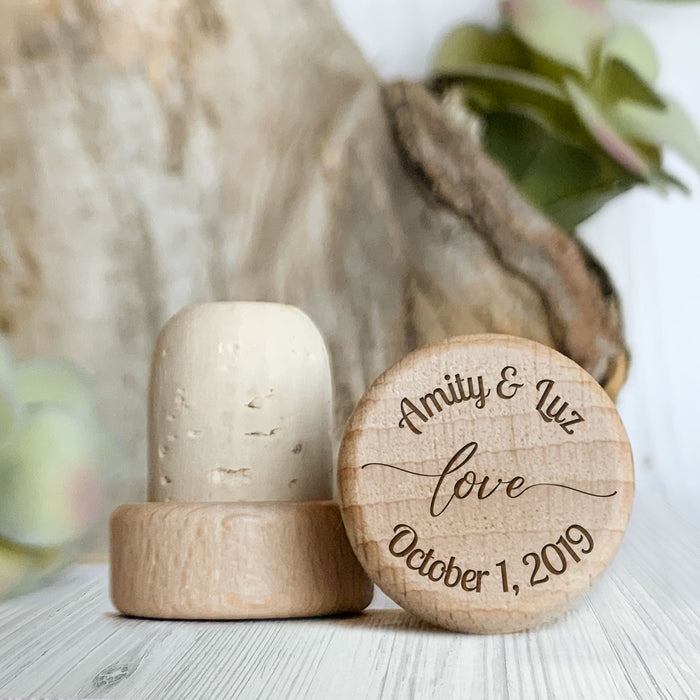 Personalized Love Wine Stopper