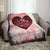 Love Wedding Ring Personalized Blankets