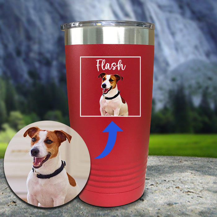 Dog Portrait - Cartoon Art Color Printed Tumblers