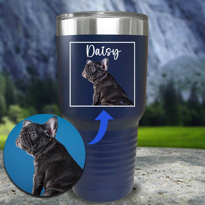 Dog Portrait - Cartoon Art Color Printed Tumblers