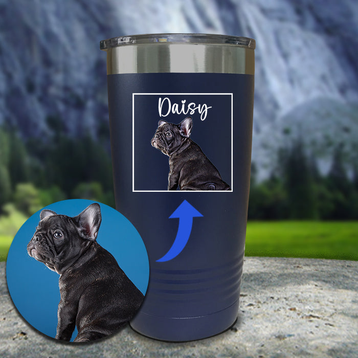 Dog Portrait - Cartoon Art Color Printed Tumblers